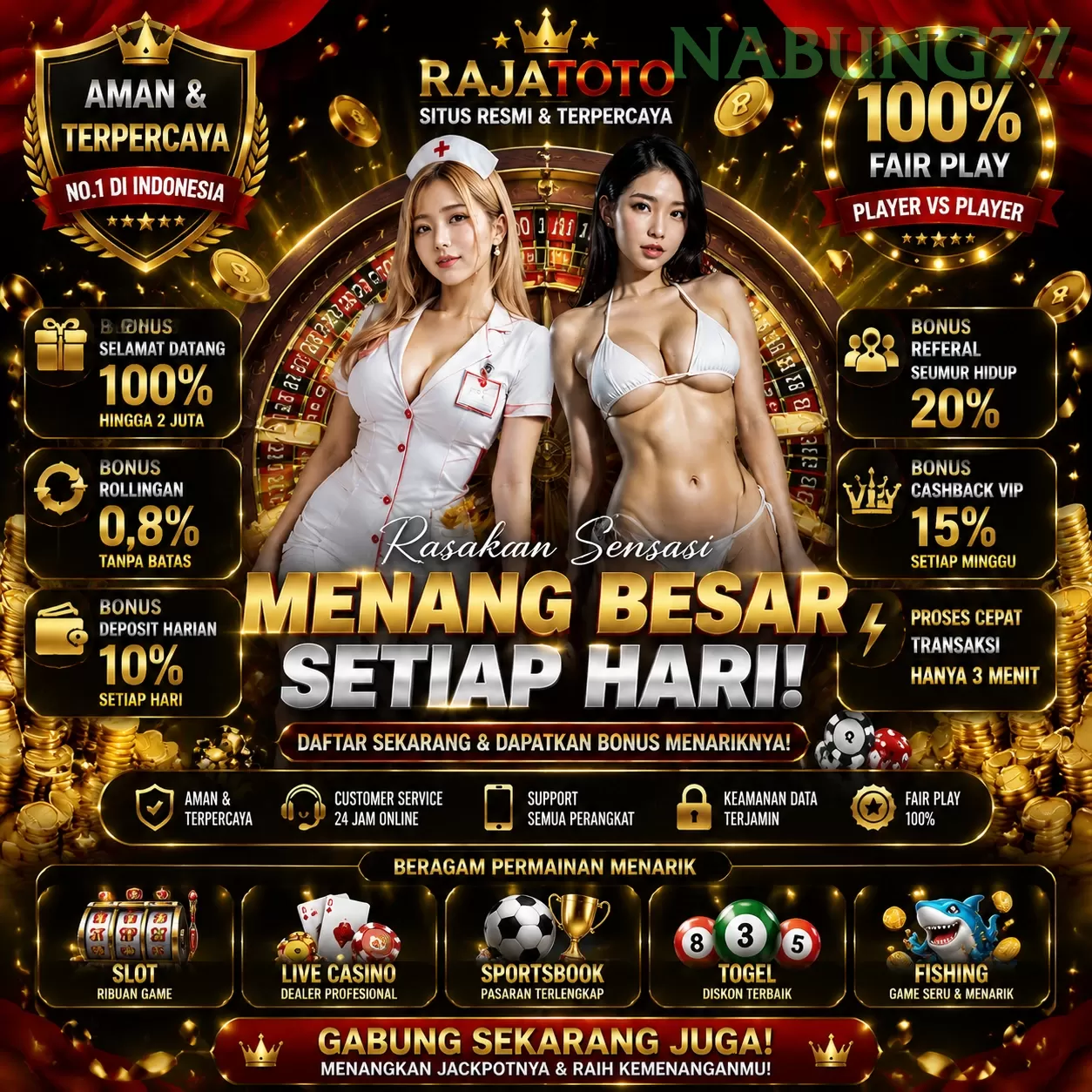 Ikon aplikasi nabung77 resmi